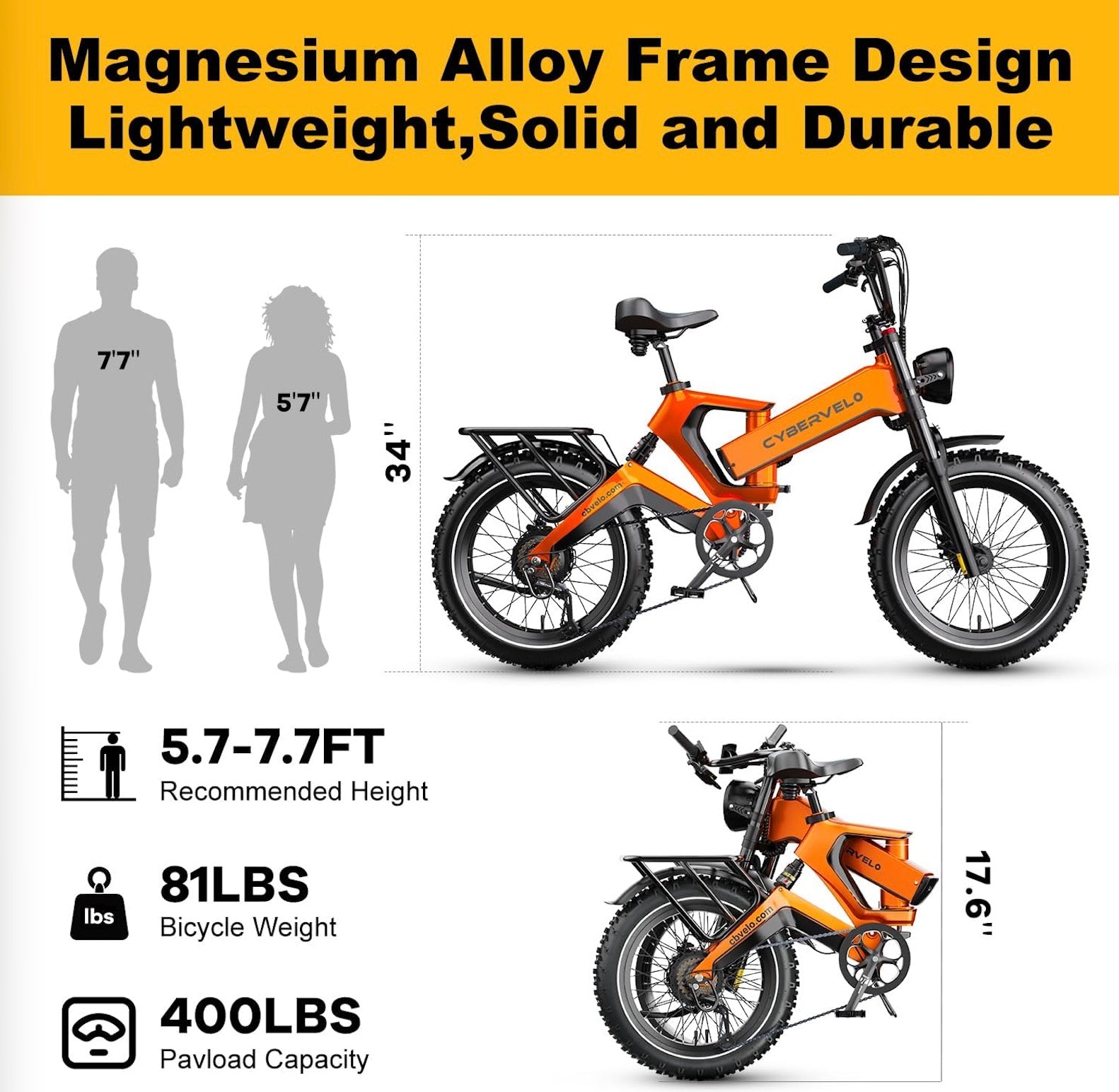 Black Friday Deal - Foldable E-Bike 1000W Peak Motor